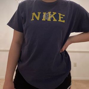 Navy blue nike tshirt